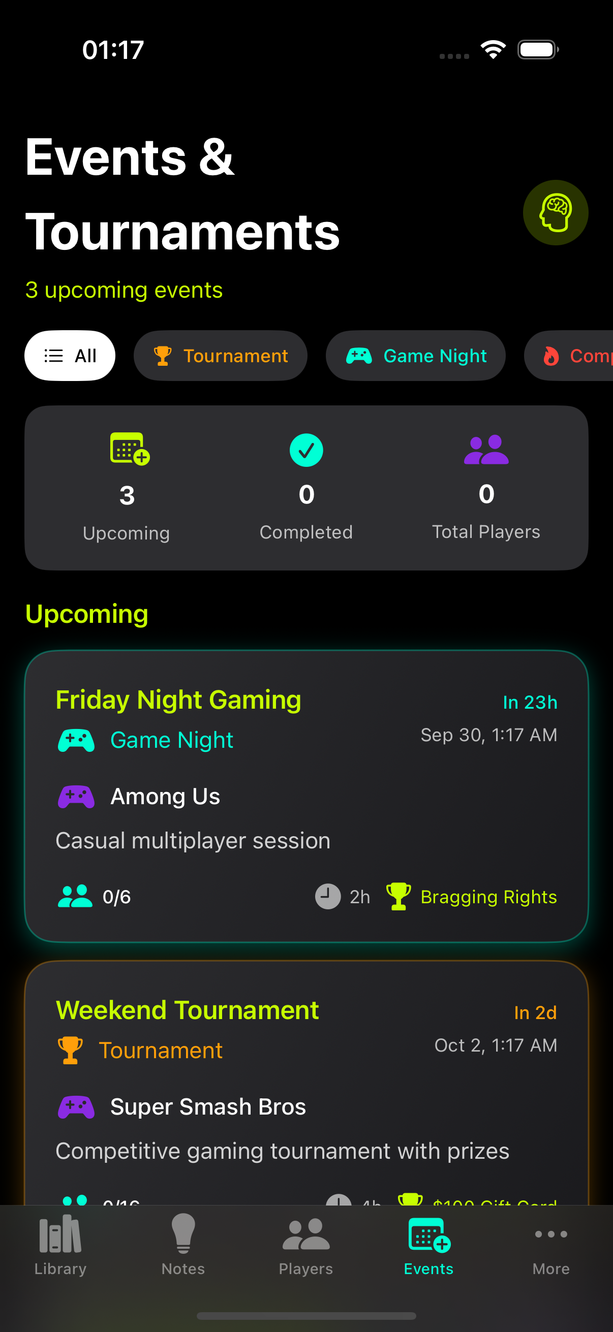 Game Club App